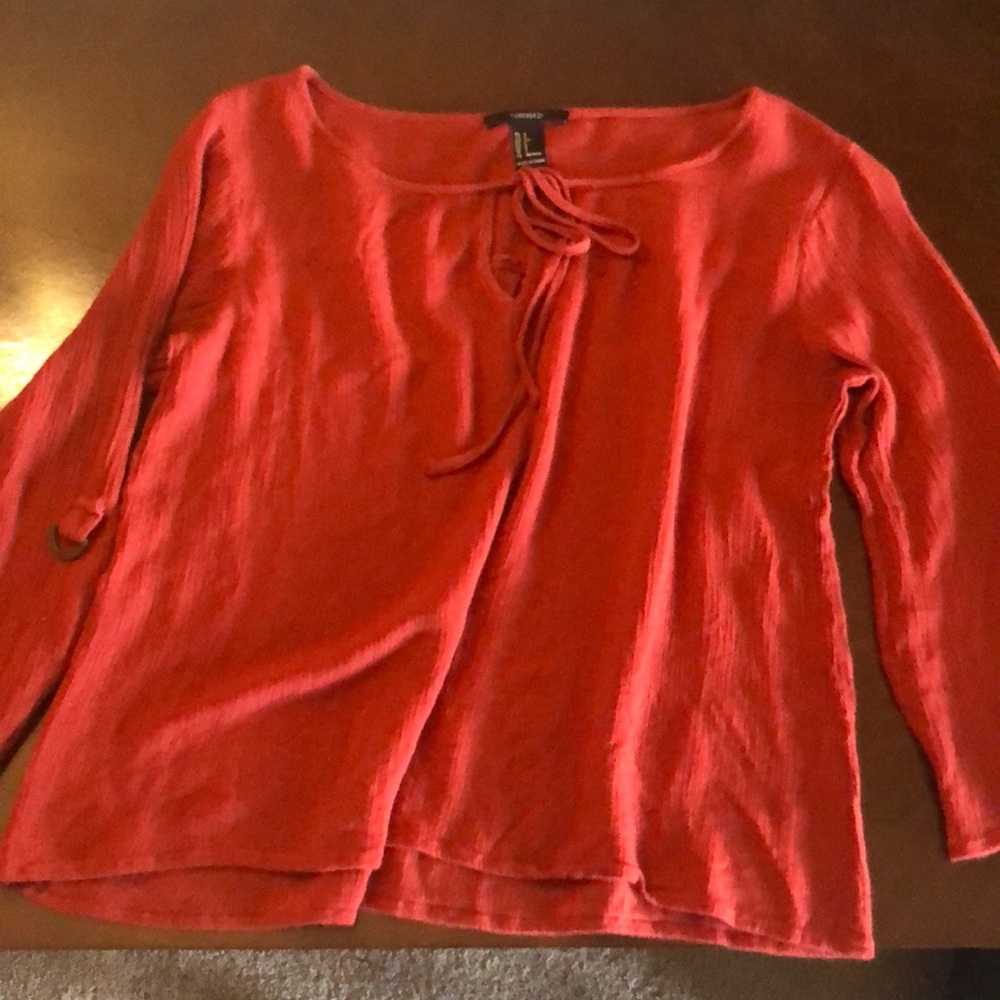 🌟Burnt orange blouse🌟